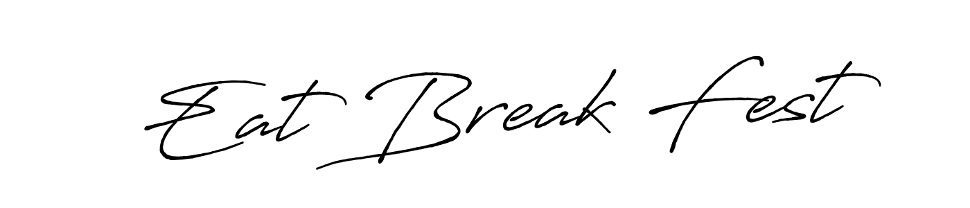 Make a beautiful signature design for name Eat Break Fest. Use this online signature maker to create a handwritten signature for free. Eat Break Fest signature style 7 images and pictures png
