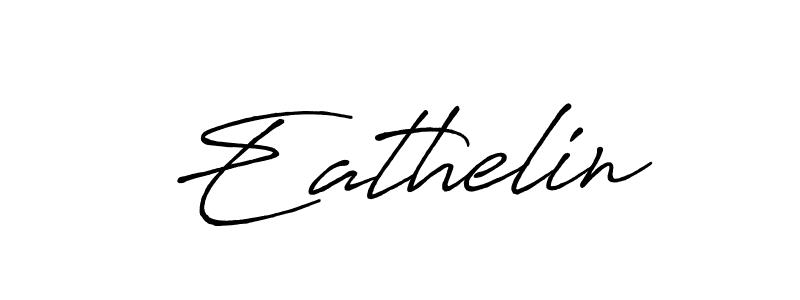 How to make Eathelin name signature. Use Antro_Vectra_Bolder style for creating short signs online. This is the latest handwritten sign. Eathelin signature style 7 images and pictures png