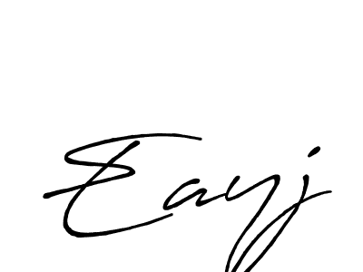 Create a beautiful signature design for name Eayj. With this signature (Antro_Vectra_Bolder) fonts, you can make a handwritten signature for free. Eayj signature style 7 images and pictures png