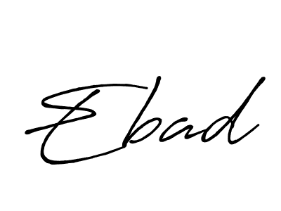 Also You can easily find your signature by using the search form. We will create Ebad name handwritten signature images for you free of cost using Antro_Vectra_Bolder sign style. Ebad signature style 7 images and pictures png