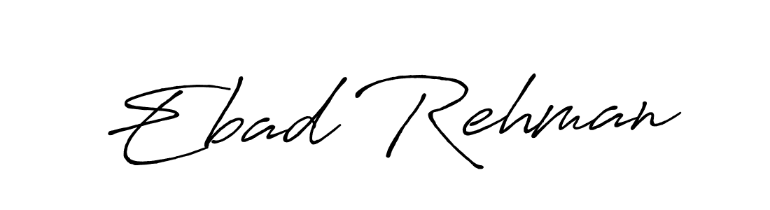 Once you've used our free online signature maker to create your best signature Antro_Vectra_Bolder style, it's time to enjoy all of the benefits that Ebad Rehman name signing documents. Ebad Rehman signature style 7 images and pictures png