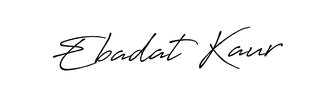 The best way (Antro_Vectra_Bolder) to make a short signature is to pick only two or three words in your name. The name Ebadat Kaur include a total of six letters. For converting this name. Ebadat Kaur signature style 7 images and pictures png