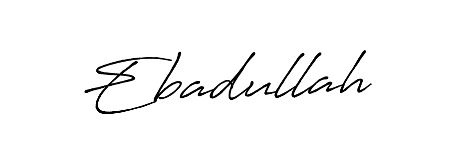 How to Draw Ebadullah signature style? Antro_Vectra_Bolder is a latest design signature styles for name Ebadullah. Ebadullah signature style 7 images and pictures png