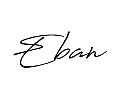 Create a beautiful signature design for name Eban. With this signature (Antro_Vectra_Bolder) fonts, you can make a handwritten signature for free. Eban signature style 7 images and pictures png