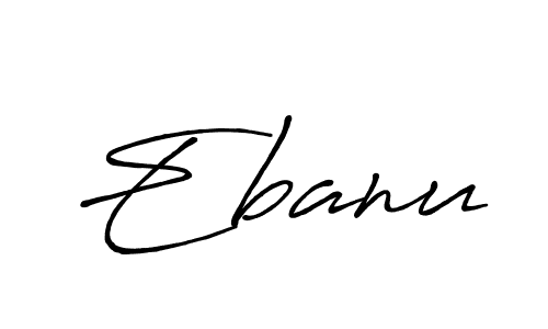 The best way (Antro_Vectra_Bolder) to make a short signature is to pick only two or three words in your name. The name Ebanu include a total of six letters. For converting this name. Ebanu signature style 7 images and pictures png