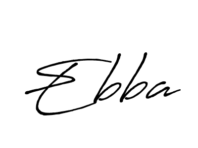 Also we have Ebba name is the best signature style. Create professional handwritten signature collection using Antro_Vectra_Bolder autograph style. Ebba signature style 7 images and pictures png