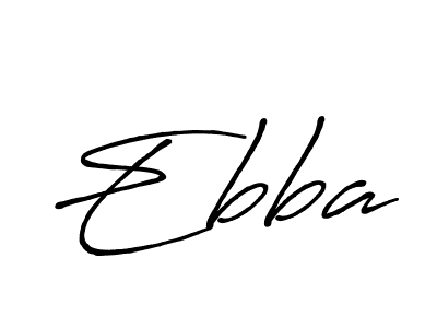 You should practise on your own different ways (Antro_Vectra_Bolder) to write your name (Ebba) in signature. don't let someone else do it for you. Ebba signature style 7 images and pictures png