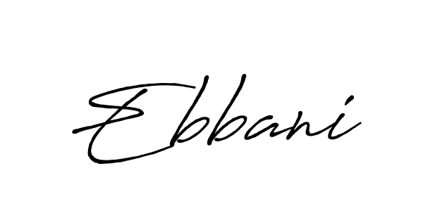 The best way (Antro_Vectra_Bolder) to make a short signature is to pick only two or three words in your name. The name Ebbani include a total of six letters. For converting this name. Ebbani signature style 7 images and pictures png