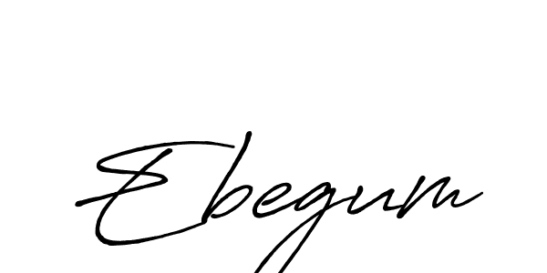 How to make Ebegum name signature. Use Antro_Vectra_Bolder style for creating short signs online. This is the latest handwritten sign. Ebegum signature style 7 images and pictures png