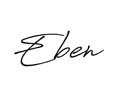 Design your own signature with our free online signature maker. With this signature software, you can create a handwritten (Antro_Vectra_Bolder) signature for name Eben. Eben signature style 7 images and pictures png