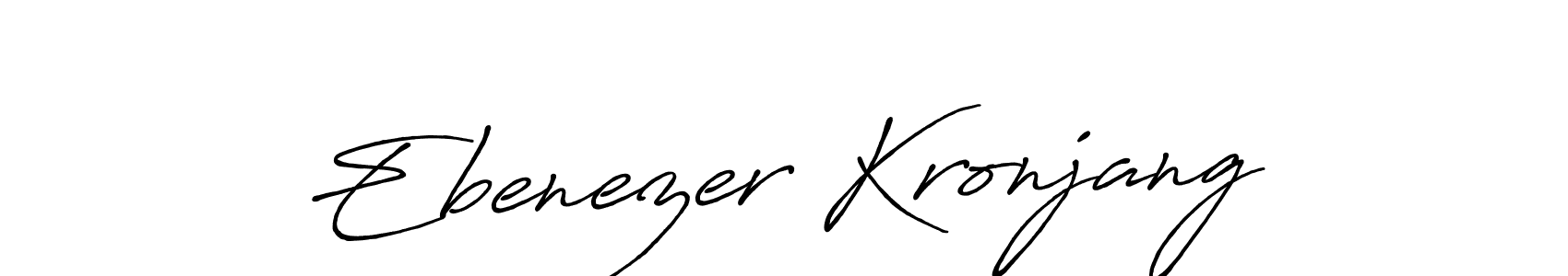 Ebenezer Kronjang stylish signature style. Best Handwritten Sign (Antro_Vectra_Bolder) for my name. Handwritten Signature Collection Ideas for my name Ebenezer Kronjang. Ebenezer Kronjang signature style 7 images and pictures png