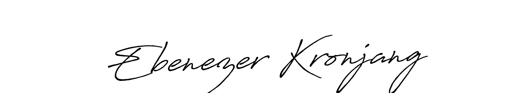 Ebenezer Kronjang stylish signature style. Best Handwritten Sign (Antro_Vectra_Bolder) for my name. Handwritten Signature Collection Ideas for my name Ebenezer Kronjang. Ebenezer Kronjang signature style 7 images and pictures png