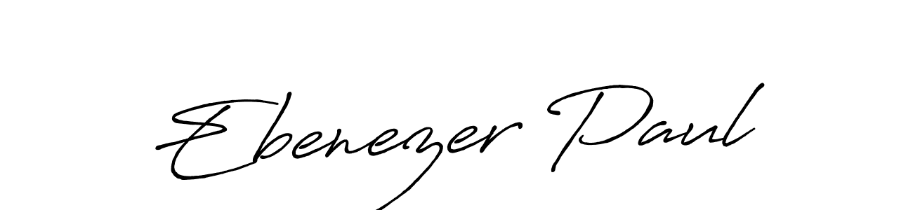 Use a signature maker to create a handwritten signature online. With this signature software, you can design (Antro_Vectra_Bolder) your own signature for name Ebenezer Paul. Ebenezer Paul signature style 7 images and pictures png