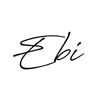 Ebi stylish signature style. Best Handwritten Sign (Antro_Vectra_Bolder) for my name. Handwritten Signature Collection Ideas for my name Ebi. Ebi signature style 7 images and pictures png