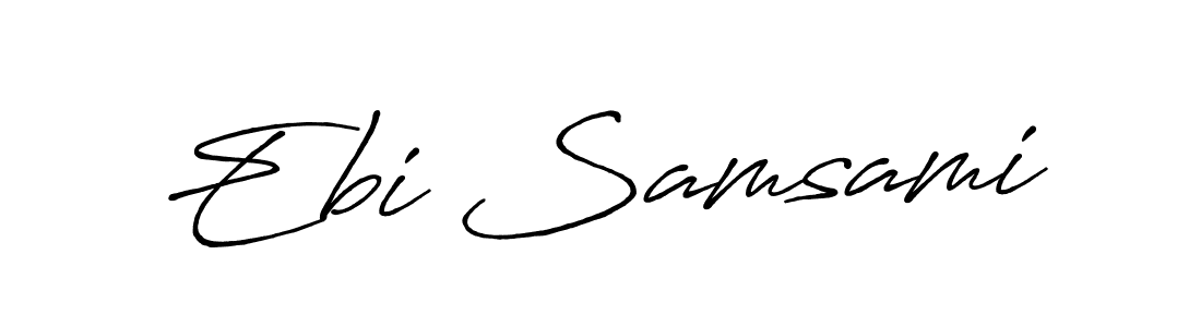 Make a short Ebi Samsami signature style. Manage your documents anywhere anytime using Antro_Vectra_Bolder. Create and add eSignatures, submit forms, share and send files easily. Ebi Samsami signature style 7 images and pictures png