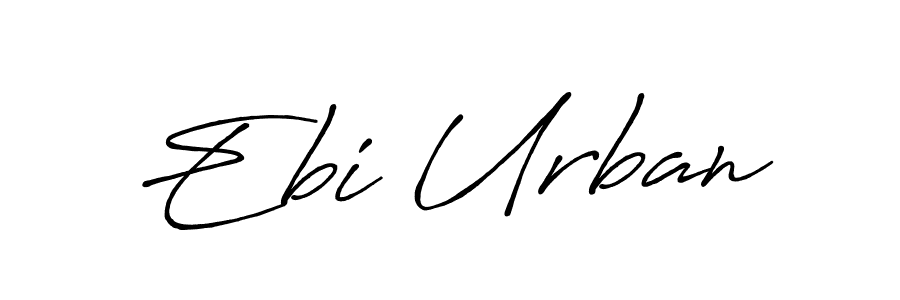 You can use this online signature creator to create a handwritten signature for the name Ebi Urban. This is the best online autograph maker. Ebi Urban signature style 7 images and pictures png