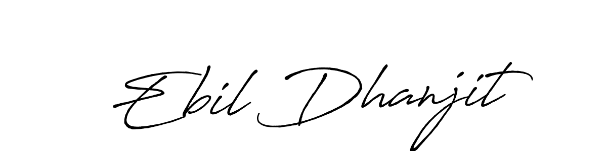 Once you've used our free online signature maker to create your best signature Antro_Vectra_Bolder style, it's time to enjoy all of the benefits that Ebil Dhanjit name signing documents. Ebil Dhanjit signature style 7 images and pictures png