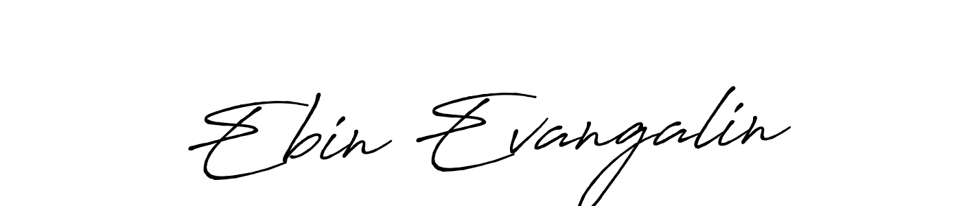 Once you've used our free online signature maker to create your best signature Antro_Vectra_Bolder style, it's time to enjoy all of the benefits that Ebin Evangalin name signing documents. Ebin Evangalin signature style 7 images and pictures png