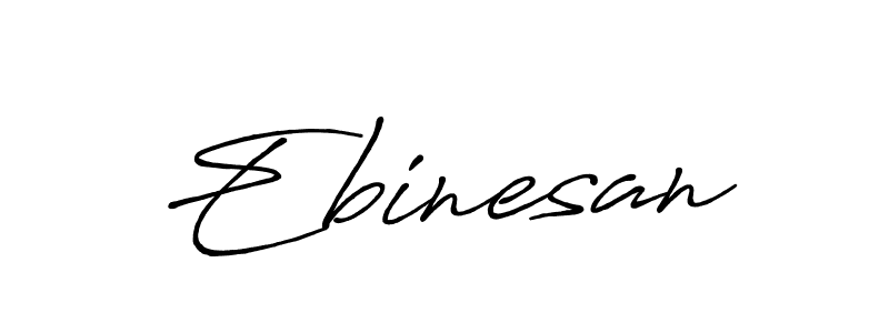 Make a beautiful signature design for name Ebinesan. Use this online signature maker to create a handwritten signature for free. Ebinesan signature style 7 images and pictures png