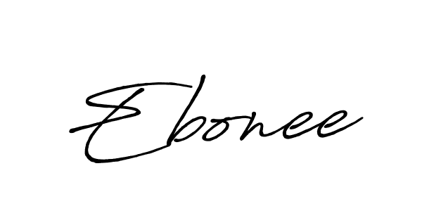 Once you've used our free online signature maker to create your best signature Antro_Vectra_Bolder style, it's time to enjoy all of the benefits that Ebonee name signing documents. Ebonee signature style 7 images and pictures png