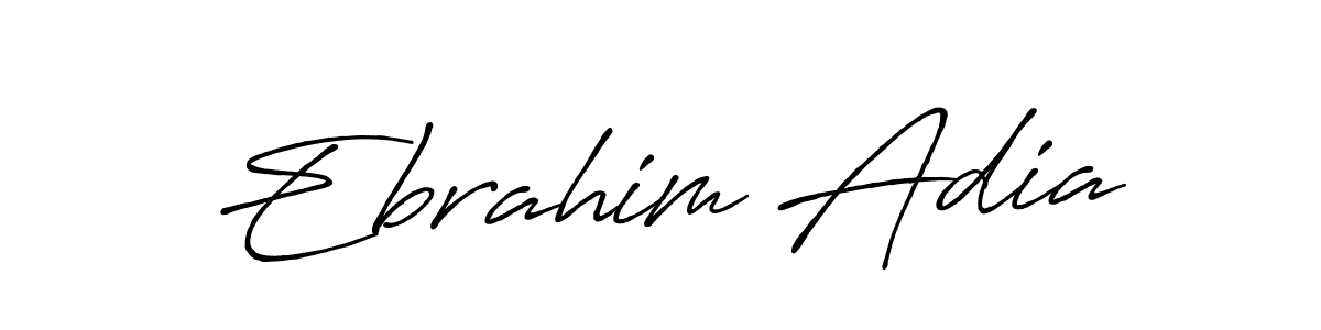 It looks lik you need a new signature style for name Ebrahim Adia. Design unique handwritten (Antro_Vectra_Bolder) signature with our free signature maker in just a few clicks. Ebrahim Adia signature style 7 images and pictures png