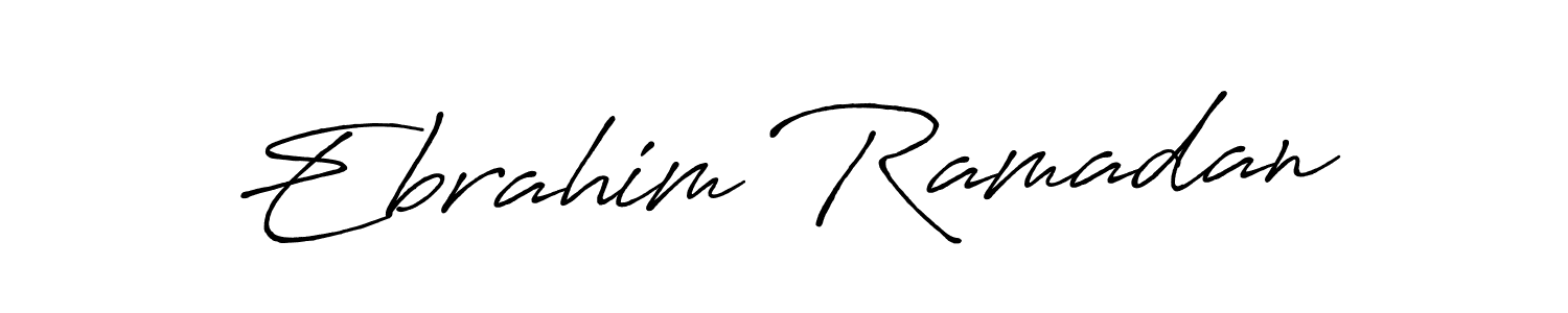 The best way (Antro_Vectra_Bolder) to make a short signature is to pick only two or three words in your name. The name Ebrahim Ramadan include a total of six letters. For converting this name. Ebrahim Ramadan signature style 7 images and pictures png