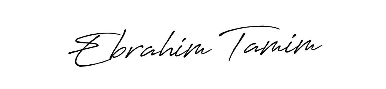 Once you've used our free online signature maker to create your best signature Antro_Vectra_Bolder style, it's time to enjoy all of the benefits that Ebrahim Tamim name signing documents. Ebrahim Tamim signature style 7 images and pictures png