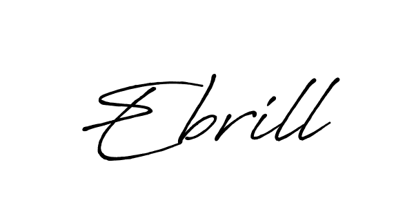 It looks lik you need a new signature style for name Ebrill. Design unique handwritten (Antro_Vectra_Bolder) signature with our free signature maker in just a few clicks. Ebrill signature style 7 images and pictures png