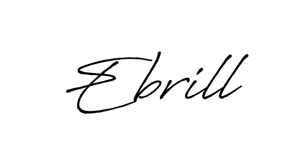 Ebrill stylish signature style. Best Handwritten Sign (Antro_Vectra_Bolder) for my name. Handwritten Signature Collection Ideas for my name Ebrill. Ebrill signature style 7 images and pictures png