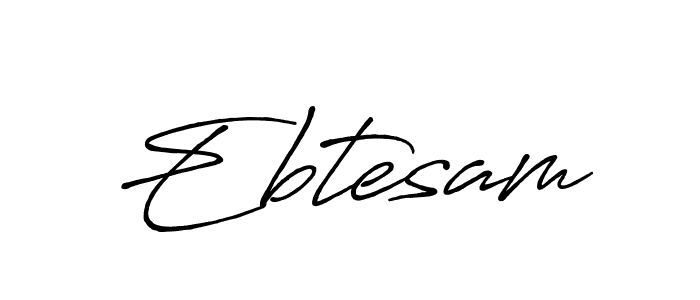 Create a beautiful signature design for name Ebtesam. With this signature (Antro_Vectra_Bolder) fonts, you can make a handwritten signature for free. Ebtesam signature style 7 images and pictures png