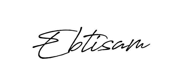 if you are searching for the best signature style for your name Ebtisam. so please give up your signature search. here we have designed multiple signature styles  using Antro_Vectra_Bolder. Ebtisam signature style 7 images and pictures png