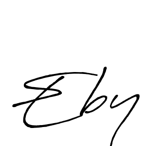 It looks lik you need a new signature style for name Eby. Design unique handwritten (Antro_Vectra_Bolder) signature with our free signature maker in just a few clicks. Eby signature style 7 images and pictures png