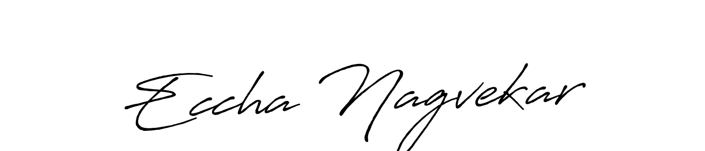 Here are the top 10 professional signature styles for the name Eccha Nagvekar. These are the best autograph styles you can use for your name. Eccha Nagvekar signature style 7 images and pictures png