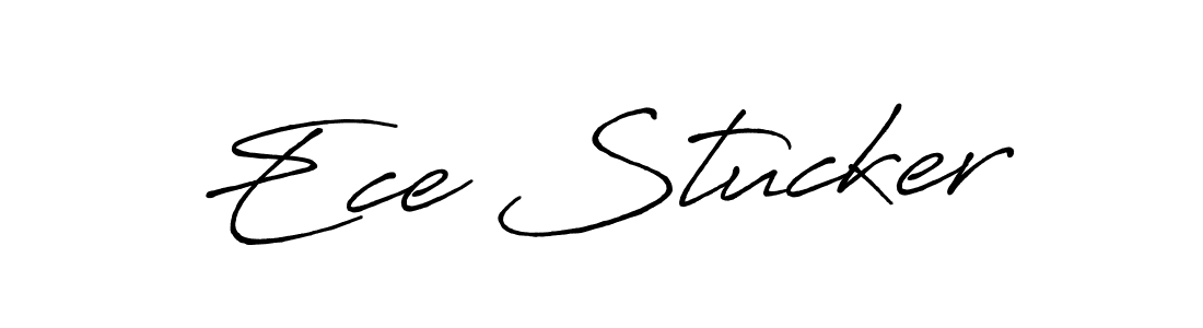 Design your own signature with our free online signature maker. With this signature software, you can create a handwritten (Antro_Vectra_Bolder) signature for name Ece Stucker. Ece Stucker signature style 7 images and pictures png