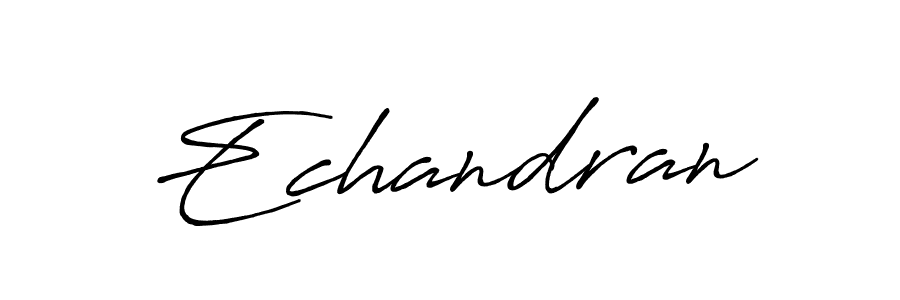 Create a beautiful signature design for name Echandran. With this signature (Antro_Vectra_Bolder) fonts, you can make a handwritten signature for free. Echandran signature style 7 images and pictures png