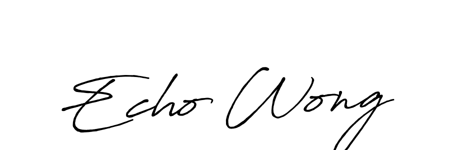 How to make Echo Wong signature? Antro_Vectra_Bolder is a professional autograph style. Create handwritten signature for Echo Wong name. Echo Wong signature style 7 images and pictures png