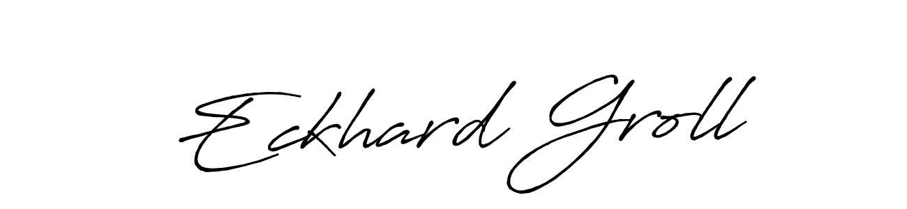 How to make Eckhard Groll signature? Antro_Vectra_Bolder is a professional autograph style. Create handwritten signature for Eckhard Groll name. Eckhard Groll signature style 7 images and pictures png