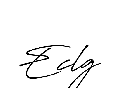 Eclg stylish signature style. Best Handwritten Sign (Antro_Vectra_Bolder) for my name. Handwritten Signature Collection Ideas for my name Eclg. Eclg signature style 7 images and pictures png