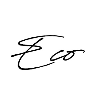 Create a beautiful signature design for name Eco. With this signature (Antro_Vectra_Bolder) fonts, you can make a handwritten signature for free. Eco signature style 7 images and pictures png