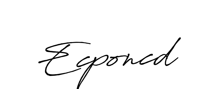 Also You can easily find your signature by using the search form. We will create Ecponcd name handwritten signature images for you free of cost using Antro_Vectra_Bolder sign style. Ecponcd signature style 7 images and pictures png