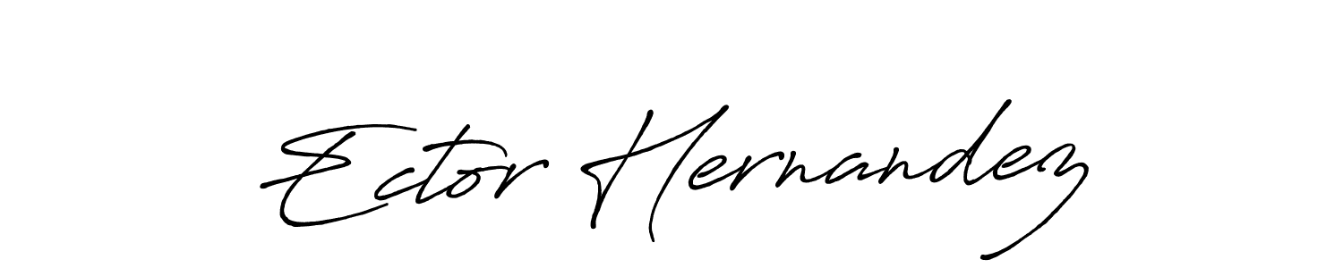 Also You can easily find your signature by using the search form. We will create Ector Hernandez name handwritten signature images for you free of cost using Antro_Vectra_Bolder sign style. Ector Hernandez signature style 7 images and pictures png