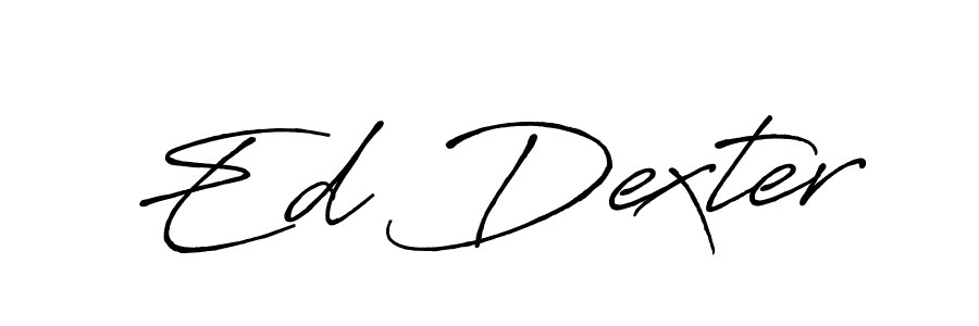 How to make Ed Dexter signature? Antro_Vectra_Bolder is a professional autograph style. Create handwritten signature for Ed Dexter name. Ed Dexter signature style 7 images and pictures png