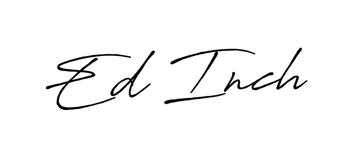 How to Draw Ed Inch signature style? Antro_Vectra_Bolder is a latest design signature styles for name Ed Inch. Ed Inch signature style 7 images and pictures png