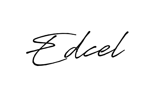 How to make Edcel signature? Antro_Vectra_Bolder is a professional autograph style. Create handwritten signature for Edcel name. Edcel signature style 7 images and pictures png