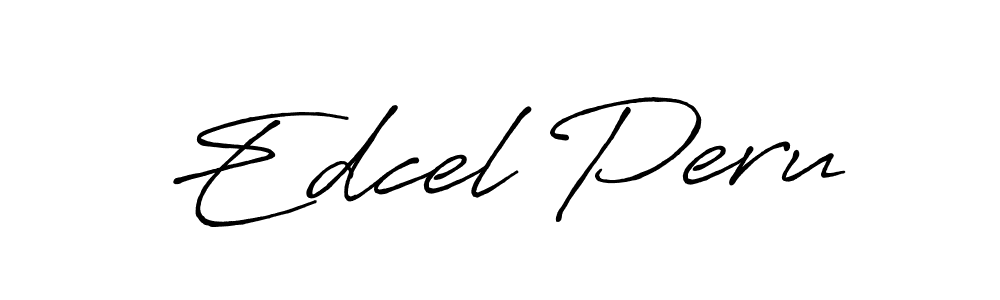 The best way (Antro_Vectra_Bolder) to make a short signature is to pick only two or three words in your name. The name Edcel Peru include a total of six letters. For converting this name. Edcel Peru signature style 7 images and pictures png
