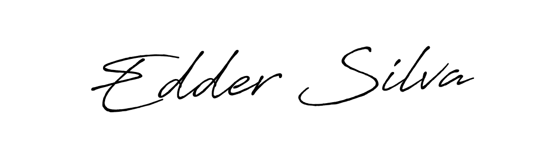 You should practise on your own different ways (Antro_Vectra_Bolder) to write your name (Edder Silva) in signature. don't let someone else do it for you. Edder Silva signature style 7 images and pictures png