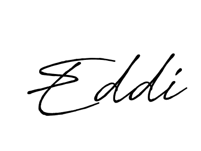 Also we have Eddi name is the best signature style. Create professional handwritten signature collection using Antro_Vectra_Bolder autograph style. Eddi signature style 7 images and pictures png