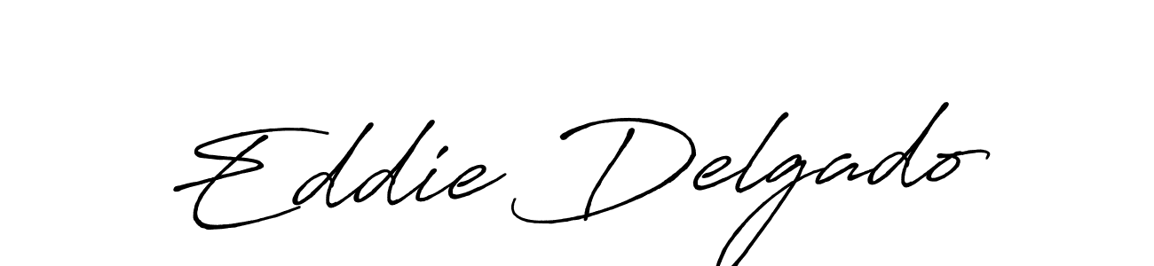Eddie Delgado stylish signature style. Best Handwritten Sign (Antro_Vectra_Bolder) for my name. Handwritten Signature Collection Ideas for my name Eddie Delgado. Eddie Delgado signature style 7 images and pictures png