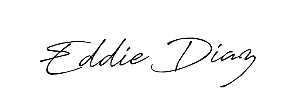 Use a signature maker to create a handwritten signature online. With this signature software, you can design (Antro_Vectra_Bolder) your own signature for name Eddie Diaz. Eddie Diaz signature style 7 images and pictures png
