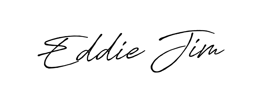 Best and Professional Signature Style for Eddie Jim. Antro_Vectra_Bolder Best Signature Style Collection. Eddie Jim signature style 7 images and pictures png